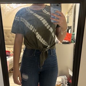 Forever 21 Tie-Front Shirt